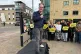 First Minister and SNP leader John Swinney addresses party activists in Hamilton, while campaigning in the Hamilton, Larkhall and Stonehouse by-election, May 31, 2025