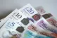 A view of bank notes