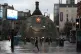 A woman walks past the entrance to the subway station on Buchanan Street, Glasgow