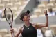 Ukraine's Elina Svitolina celebrates beating Italy's Jasmine Paolini during their fourth round match of the French Tennis Open, at the Roland-Garros stadium, in Paris, June 1 2025