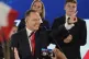 Presidential candidate Karol Nawrocki, a conservative historian backed by the right-wing Law and Justice party greets supporters as he arrives at his headquarters after the presidential election runoff in Warsaw, Poland, June 1, 2025