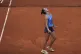 France's Lois Boisson celebrates as she won the fourth round match of the French Tennis Open against Jessica Pegula of the US at the Roland-Garros stadium in Paris, June 2, 2025