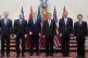 Chinese Vice Premier He Lifeng (centre right) and US Treasury Secretary Scott Bessent (centre left) pose for a group photo with delegations before their meeting to discuss trade, in London, June 9, 2025