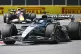 Mercedes driver George Russell (front) takes a turn ahead of Red Bull Racing driver Max Verstappen during Formula One auto racing action at the Canadian Grand Prix in Montreal, June 15, 2025. Photo: Graham Hughes/The Canadian Press via AP