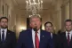 President Donald Trump speaks from the East Room of the White House in Washington, Saturday, June 21, 2025, after the U.S. military struck three Iranian nuclear and military sites, directly joining Israel's effort to decapitate the country's nuclear program, as Vice President JD Vance, Secretary of State Marco Rubio and Defense Secretary Pete Hegseth listen