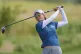 Minjee Lee hits a tee shot on the first hole during the final round of the Women's PGA Championship golf tournament, June 22, 2025, in Frisco, Texas