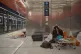People take shelter in an underground metro station as a precaution against possible Iran missile attacks in Tel Aviv, Israel, June 22, 2025