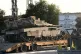 An Israeli Defense Forces tank is towed near the Israel-Gaza border, southern Israel, June 26, 2025