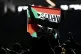 A person holds up a flag during halftime of the NFL Super Bowl 59 football game between the Kansas City Chiefs and the Philadelphia Eagles, February 9, 2025, in New Orleans