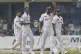 Sri Lanka's Prabath Jayasuriya acknowledges after taking five Bangladeshi wickets during the fourth day of the second cricket test match between Sri Lanka and Bangladesh in Colombo, Sri Lanka, June 28, 2025