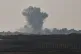Smoke rises to the sky following an Israeli strike in the Gaza Strip as seen from southern Israel, June 11, 2025