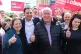 (left to right) Scottish Labour deputy leader Jackie Baillie, Scottish Labour leader Anas Sarwar and Davy Russell celebrate during a rally on Castle Street, Hamilton, after he was declared the winner for the Hamilton, Larkhall and Stonehouse by-election, June 6, 2025