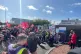 The Scottish Water strike rally