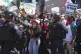 Protesters confront a line of police in downtown Los Angeles, June 8, 2025