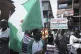 People attend anti-government protests on streets of Lagos, Nigeria, June 12, 2025