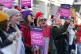 Workers on the picket line outside Royal Sussex County Hospital in Brighton, February 6, 2023