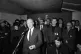 Labour leader Neil Kinnock speaking at the launch, in the House of Commons Terrace Marquee, of Red Wedge