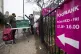 People queue at the Ringcross Foodbank, in north London, March 3, 2021