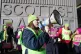 Teachers from the Educational Institute of Scotland (EIS) union take part in a rally outside the Tramway in Glasgow on day two of the strike action in a dispute over pay, March 1, 2023