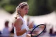 Hannah Klugman during her final qualifying match against Alycia Parks (not pictured) during Wimbledon qualifying at the Community Sport Centre, Roehampton, ahead of the Wimbledon Championships, June 27, 2024