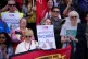 Trade unionists, community activists, students and staff from the University of Dundee take part in a rally and march in Dundee after the university announced up to 700 jobs could be cut. April 29, 2025