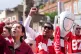 Arsenal fans ahead of the Uefa Women's Champions League Winners parade in London, May 26, 2025