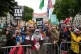 People attending the People's Assembly Against Austerity protest in central London, June 7, 2025