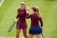 Katie Boulter (right) and Emma Raducanu during their match against Lyudmyla Kichenok and Erin Routliffe on day three of the HSBC Championships at The Queen's Club, London, June 11, 2025