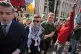 Kneecap's Liam Og O Hannaidh, aka Mo Chara, (centre) leaves Westminster Magistrates' Court in London, June 18, 2025