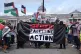 People take part in a demonstration at Trafalgar Square in London in support of Palestine Action, June 23, 2025