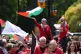 People take part in a pro-Palestine protest outside the Houses of Parliament in London, June 4, 2025