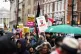 People join civil society groups led by Stand Up To Racism during a counter-protest against a rally endorsed by Tommy Robinson in central London, October 26, 2024