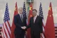 In this photo released by Xinhua News Agency, Chinese Vice Premier He Lifeng (right) shakes hands with U.S. Treasury Secretary Scott Bessent before their meeting to discuss China-U.S. trade, in London, June 9, 2025. Photo: Li Ying/Xinhua via AP