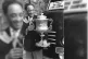 Roy Francis holding the Rugby League Challenge Cup in 1956