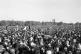 FRAWNED UPON: An estimated 100,000 people gathered for a mass Campaign for Nuclear Disarmament rally at the end of a protest march through London on October 22 1983