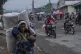 People displaced by the fighting with M23 rebels make their way to the center of Goma, Democratic Republic of the Congo, January 26, 2025