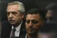 Former President Alberto Fernandez leaves federal court after testifying in a gender violence case brought against him by his ex-partner Fabiola Yanez, in Buenos Aires, Argentina, February 4, 2025