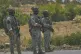 Forces of the regional Kurdish administration patrol the area ahead of a symbolic disarmament ceremony by the separatist PKK group as part of the peace process with Turkey, in Sulaymaniyah governorate, Iraq, July 11, 2025