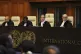 Presiding judge Yuji Iwasawa, second from right, speaks at a hearing to deliver an advisory opinion on what legal obligations nations have to address climate change and what consequences they may face if they don't, Wednesday, July 23, 2025, in The Hague, Netherlands