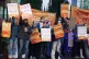 Junior doctors and members of the British Medical Association (BMA) outside Royal Victoria Infirmary, Newcastle, as they take to picket lines for six days during their continuing dispute over pay, January 3, 2024