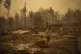 Yeremy Escanilla works on cleaning the debris of the remains of his house, destroyed by wildfires in Santa Juana, Chile, February 5, 2023