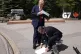 CRINGING SERVILITY: Sir Keir Starmer picks up UK US trade deal papers dropped by Donald Trump at the G7 summit in Kananaskis, Alberta, Canada, June 16 2025