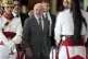 Brazil's President Luiz Inacio Lula da Silva walks among presidential guards during an event at the Planalto presidential palace in Brasilia, Brazil, July 9, 2025