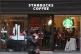 A Starbucks coffee shop on the Strand in London