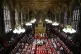 Charles Windsor reads the King's Speech in the House of Lords Chamber during the State Opening of Parliament in the House of Lords at the Palace of Westminster in London, July 17, 2024