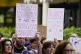 People take part in a Trans Pride protest march in Brighton, July 20, 2024