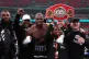 Daniel Dubois celebrates victory against Anthony Joshua (not pictured) in the IBF World Heavy weight bout at Wembley Stadium, London. Picture date: Saturday September 21, 2024