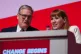 Prime Minister Keir Starmer and Deputy Prime Minister Angela Rayner during the Labour Party Conference in Liverpool, September 22, 2024