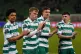 Shamrock Rovers players applaud the fans after the UEFA Europa Conference League Knockout Phase Play Offs Second Leg match at Tallaght Stadium in Dublin, Ireland. Picture date: Thursday February 20, 2025