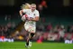 England's Abi Burton on the way to scoring their side�s sixth try of the game during the Women's Six Nations match at Principality Stadium, Cardiff, March 29, 2025